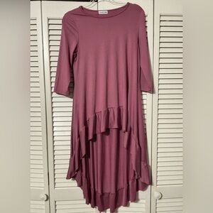 Chic Mauve High Low Top